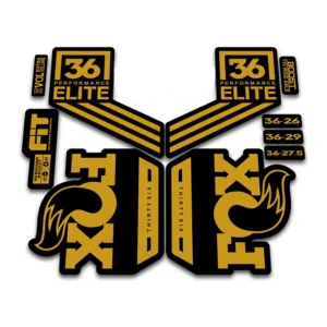 Fox 36 Performance Elite Fork Stickers 2018 gold