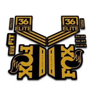 Fox 36 Performance Elite Fork Stickers 2018 gold