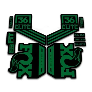 Fox 36 Performance Elite Fork Stickers 2018 green