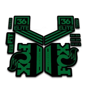 Fox 36 Performance Elite Fork Stickers 2018 green
