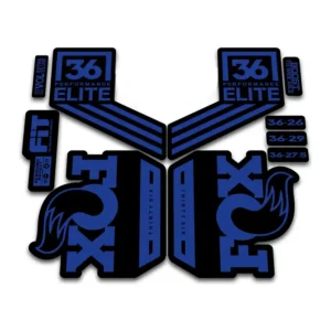 Fox 36 Performance Elite Fork Stickers 2018 hope blue