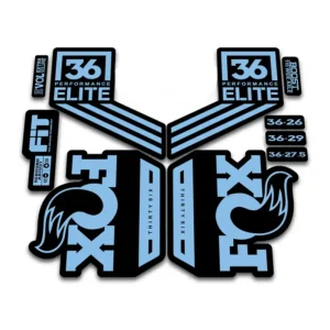 Fox 36 Performance Elite Fork Stickers 2018 light blue