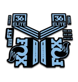 Fox 36 Performance Elite Fork Stickers 2018 light blue