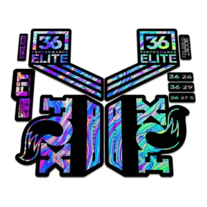 Fox 36 Performance Elite Fork Stickers 2018 oilslick