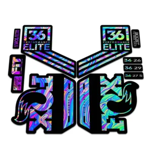 Fox 36 Performance Elite Fork Stickers 2018 oilslick