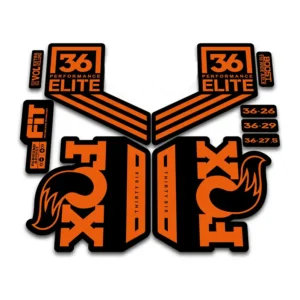 Fox 36 Performance Elite Fork Stickers 2018 orange