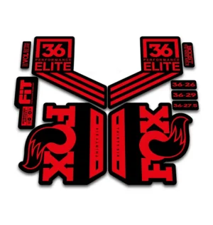 Fox 36 Performance Elite Fork Stickers 2018 red