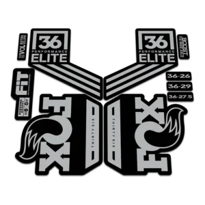 Fox 36 Performance Elite Fork Stickers 2018 silver