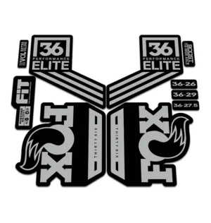 Fox 36 Performance Elite Fork Stickers 2018 silver