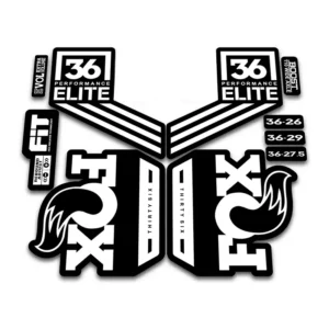 Fox 36 Performance Elite Fork Stickers 2018 white