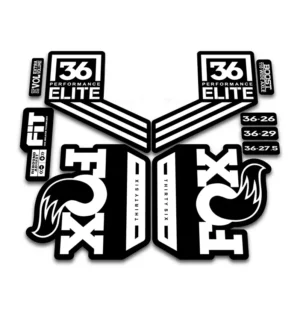 Fox 36 Performance Elite Fork Stickers 2018 white