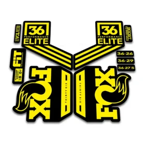 Fox 36 Performance Elite Fork Stickers 2018 yellow