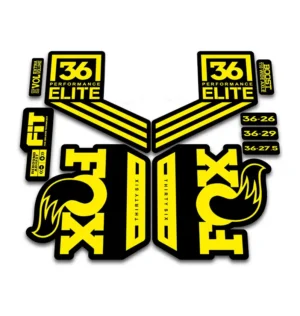 Fox 36 Performance Elite Fork Stickers 2018 yellow