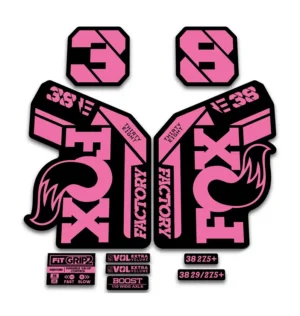 Fox 38 Ebike Fork Stickers 2021 Grip2 pink