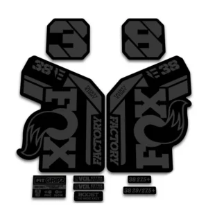 Fox 38 Ebike Fork Stickers 2021 Grip2 stealth