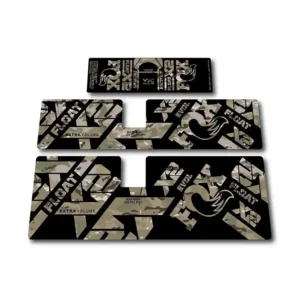 Fox Float X2 Rear Shock Stickers 2021 2023 camo