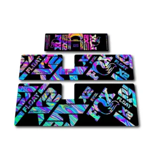 Fox Float X2 Rear Shock Stickers 2021 2023 oilslick