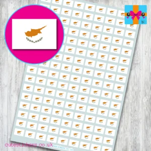 Flag of Cyprus Cypriot Flag Stickers