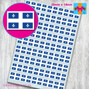 Quebec Flag Stickers
