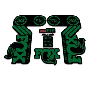 FOX 32 Heritage Fork Stickers 2015 green