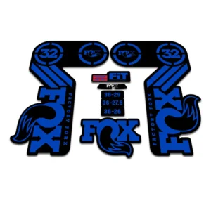 FOX 32 Heritage Fork Stickers 2015 hope blue