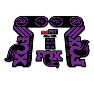 FOX 32 Heritage Fork Stickers 2015 hope purple