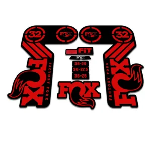 FOX 32 Heritage Fork Stickers 2015 red
