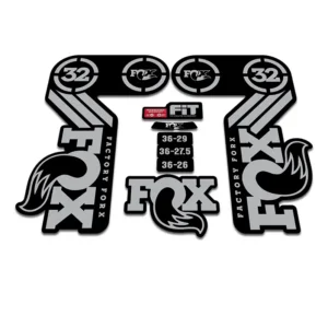 FOX 32 Heritage Fork Stickers 2015 silver