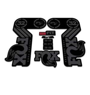 FOX 32 Heritage Fork Stickers 2015 stealth