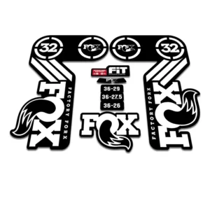 FOX 32 Heritage Fork Stickers 2015 white