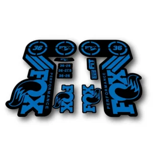 FOX 36 Heritage PERFORMANCE 2015 fork stickers blue