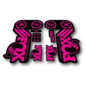 FOX 36 Heritage PERFORMANCE 2015 fork stickers fluorescent pink