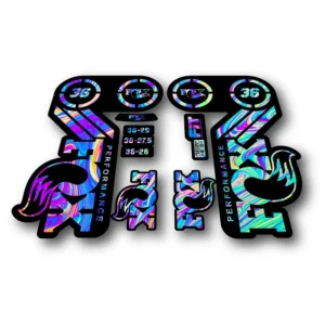 FOX 36 Heritage PERFORMANCE 2015 fork stickers oilslick