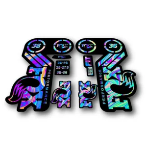 FOX 36 Heritage PERFORMANCE 2015 fork stickers oilslick