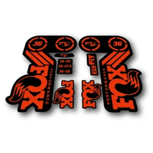 FOX 36 Heritage PERFORMANCE 2015 fork stickers orange