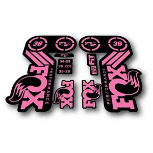 FOX 36 Heritage PERFORMANCE 2015 fork stickers pink
