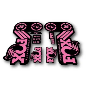 FOX 36 Heritage PERFORMANCE 2015 fork stickers pink