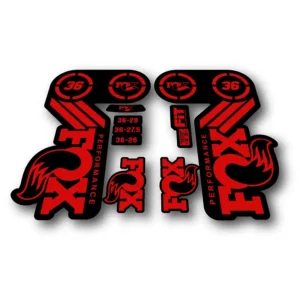 FOX 36 Heritage PERFORMANCE 2015 fork stickers red