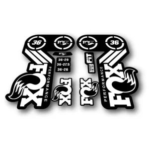 FOX 36 Heritage PERFORMANCE 2015 fork stickers white