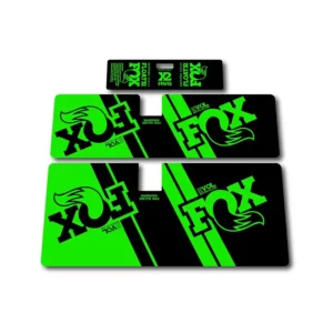Fox Float X2 Rear Shock Stickers 2019 2020 fluorescent green