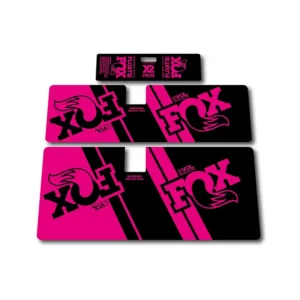 Fox Float X2 Rear Shock Stickers 2019 2020 fluorescent pink