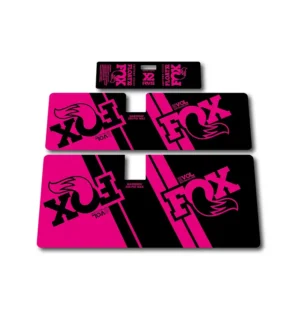 Fox Float X2 Rear Shock Stickers 2019 2020 fluorescent pink