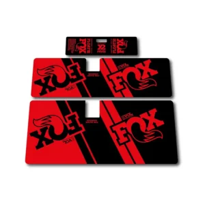 Fox Float X2 Rear Shock Stickers 2019 2020 fluorescent red