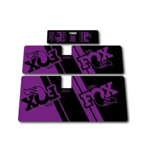 Fox Float X2 Rear Shock Stickers 2019 2020 hope purple