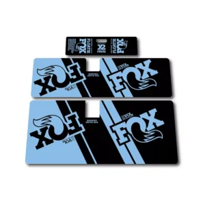 Fox Float X2 Rear Shock Stickers 2019 2020 light blue