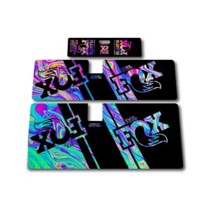Fox Float X2 Rear Shock Stickers 2019 2020 oilslick