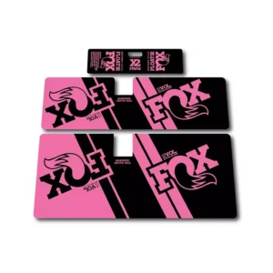 Fox Float X2 Rear Shock Stickers 2019 2020 pink