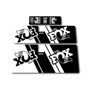 Fox Float X2 Rear Shock Stickers 2019 2020 white