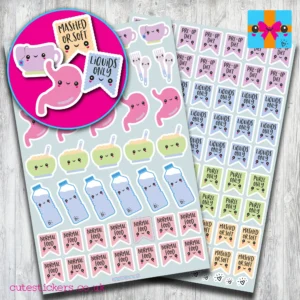 Weight Loss Surgery Gastric Band Bariatric Planner Stickers