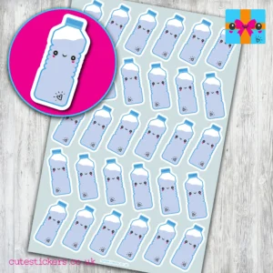 water bottle planner stickers hydration reminder tracker